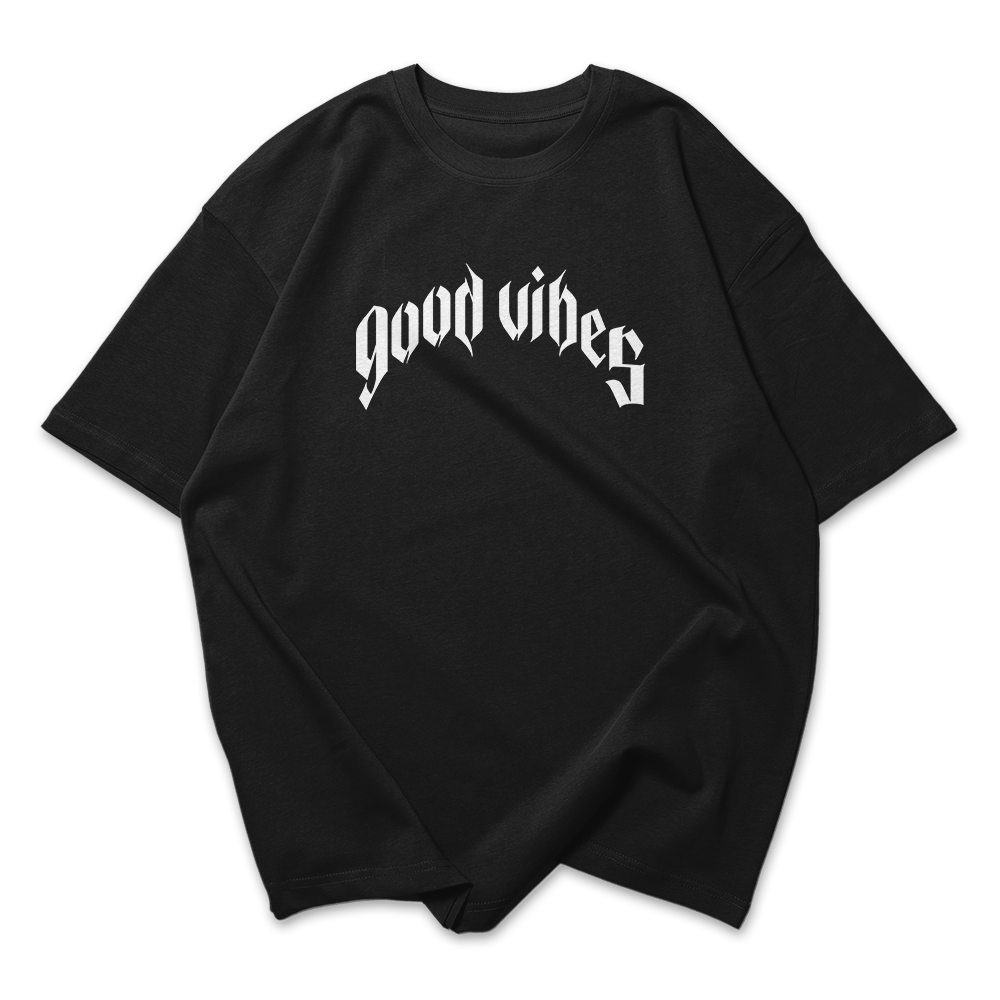 Camiseta Oversized Unissex Good Vibes