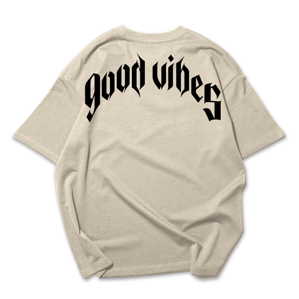 Camiseta Oversized Unissex Good Vibes