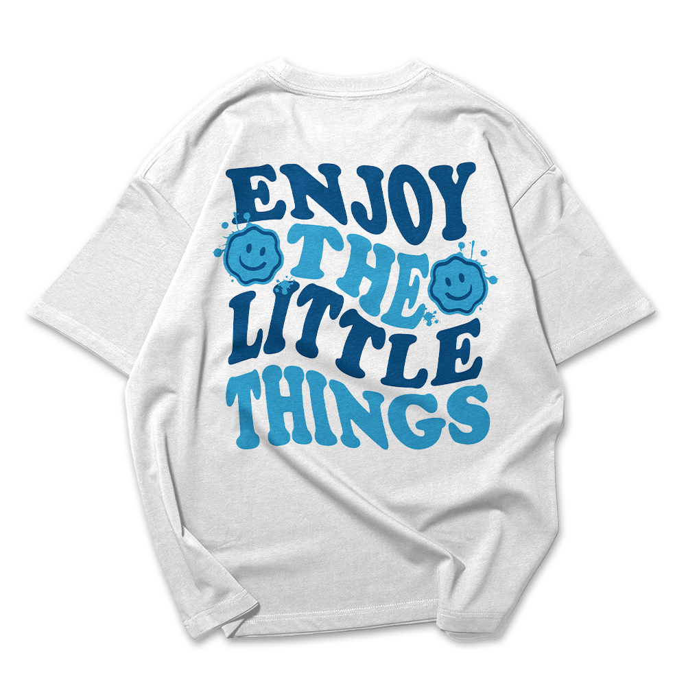 Camiseta Oversized Unissex Enjoy The Little Things