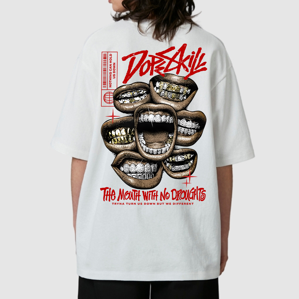 Camiseta Oversized unissex Dopeskill