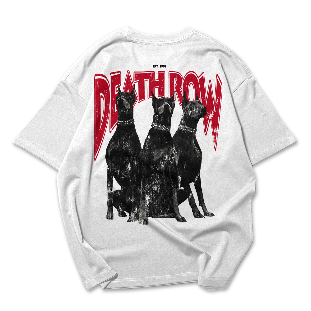 Camiseta Oversized Unissex Dobermann cachorro