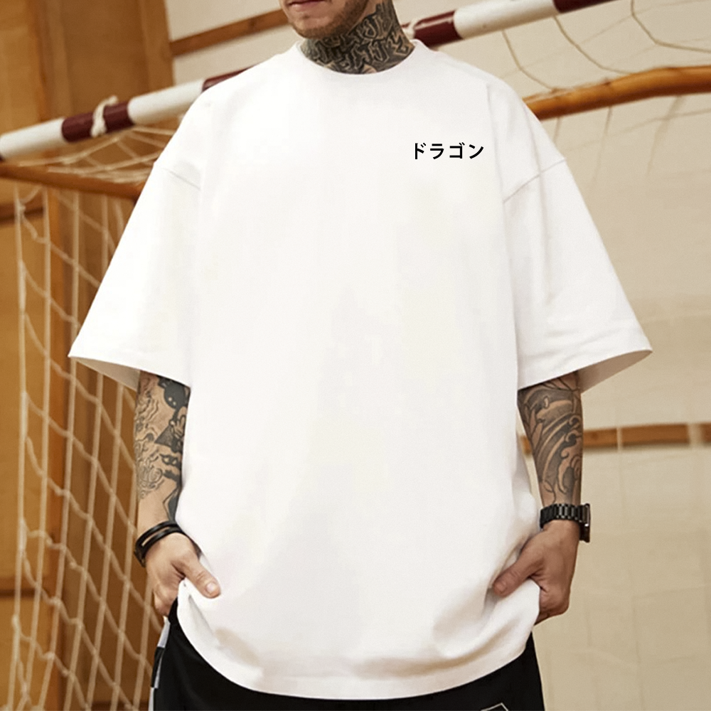 Camiseta Oversized Unissex Tokyo Dragon Legend