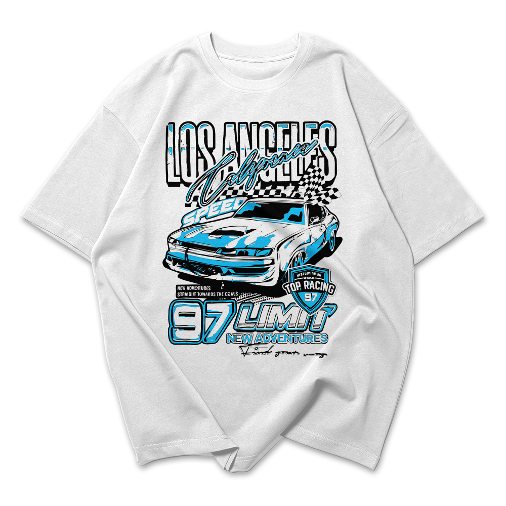 Camiseta Oversized Feminina Los Angeles California