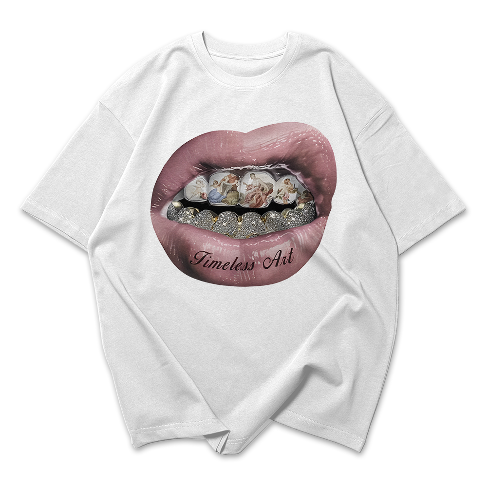 Camiseta Oversized Unissex Timeless Art