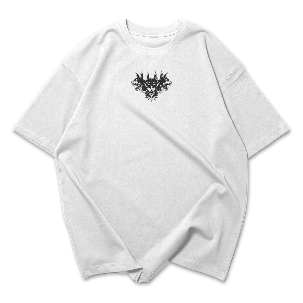 Camiseta Oversized Unissex Dobermann cachorro