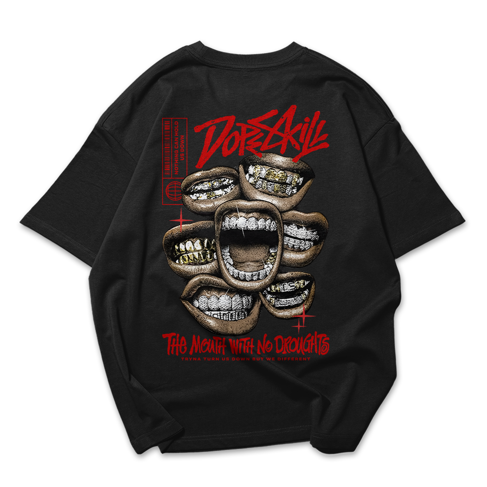 Camiseta Oversized unissex Dopeskill