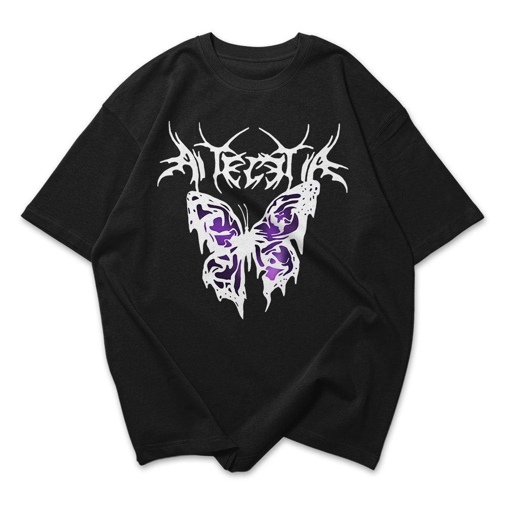 Camiseta Oversized Feminina Borboleta Butterfly Aesthetic