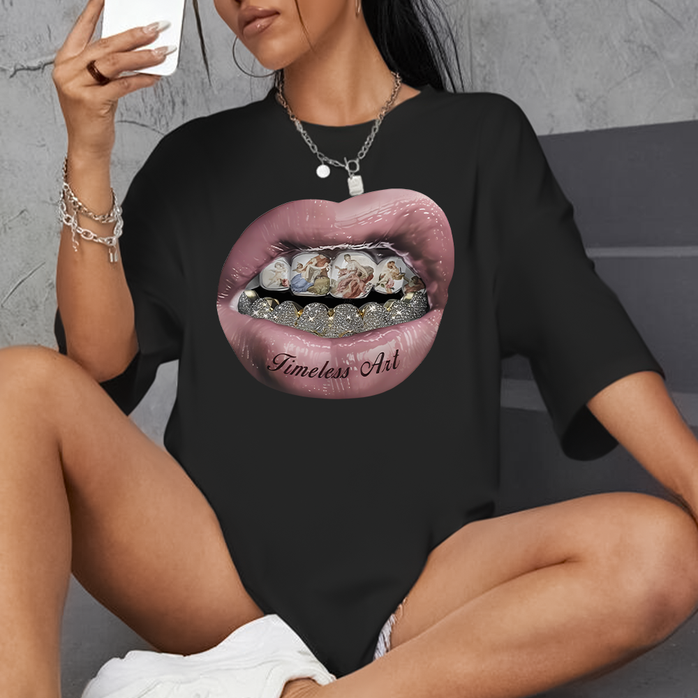 Camiseta Oversized Unissex Timeless Art
