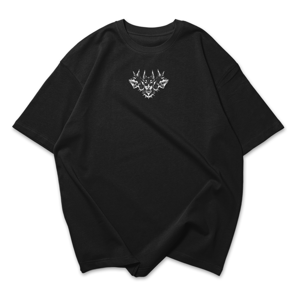 Camiseta Oversized Unissex Dobermann cachorro