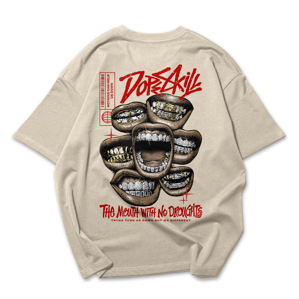 Camiseta Oversized unissex Dopeskill