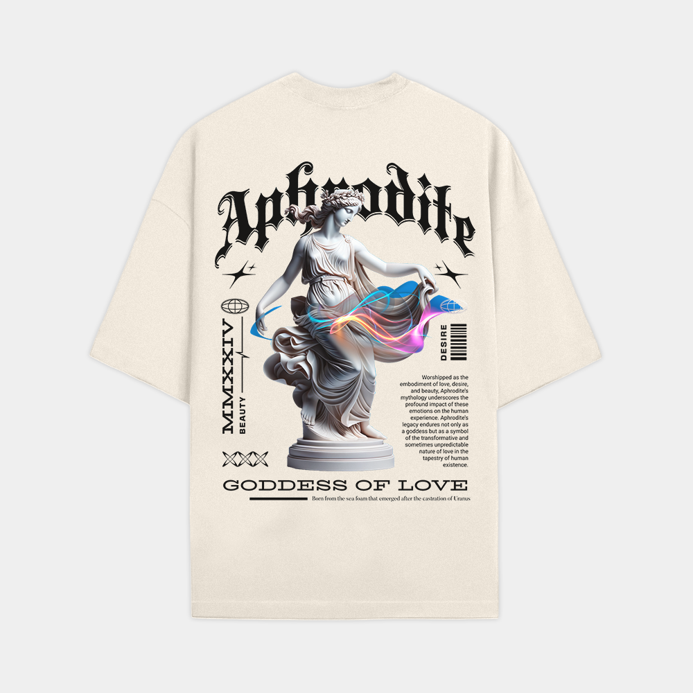 Camiseta Oversized Aphrodite Grego Style