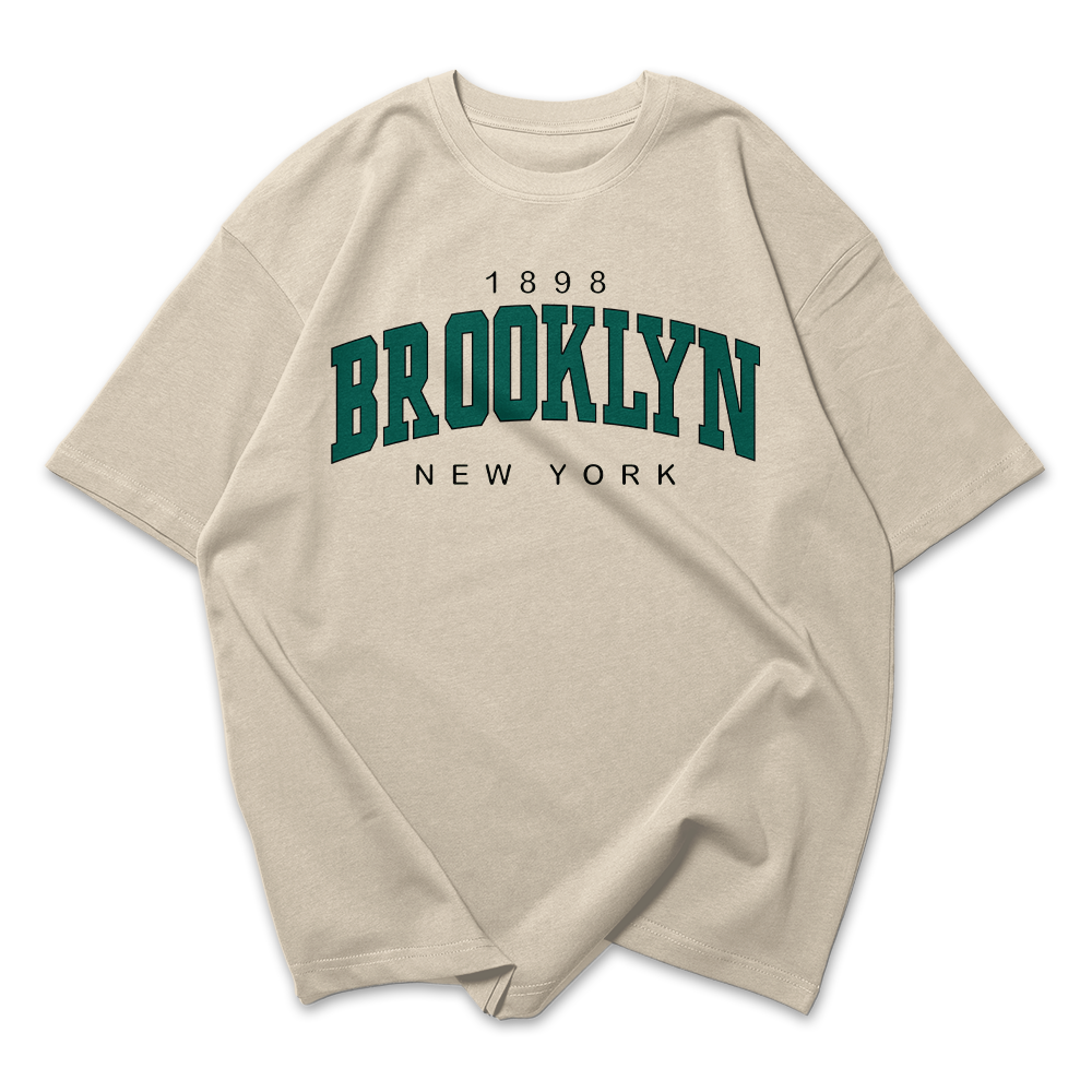 Camiseta Oversized Unissex brooklyn new york 1902