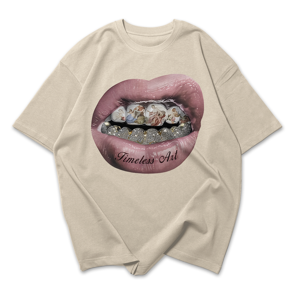 Camiseta Oversized Unissex Timeless Art