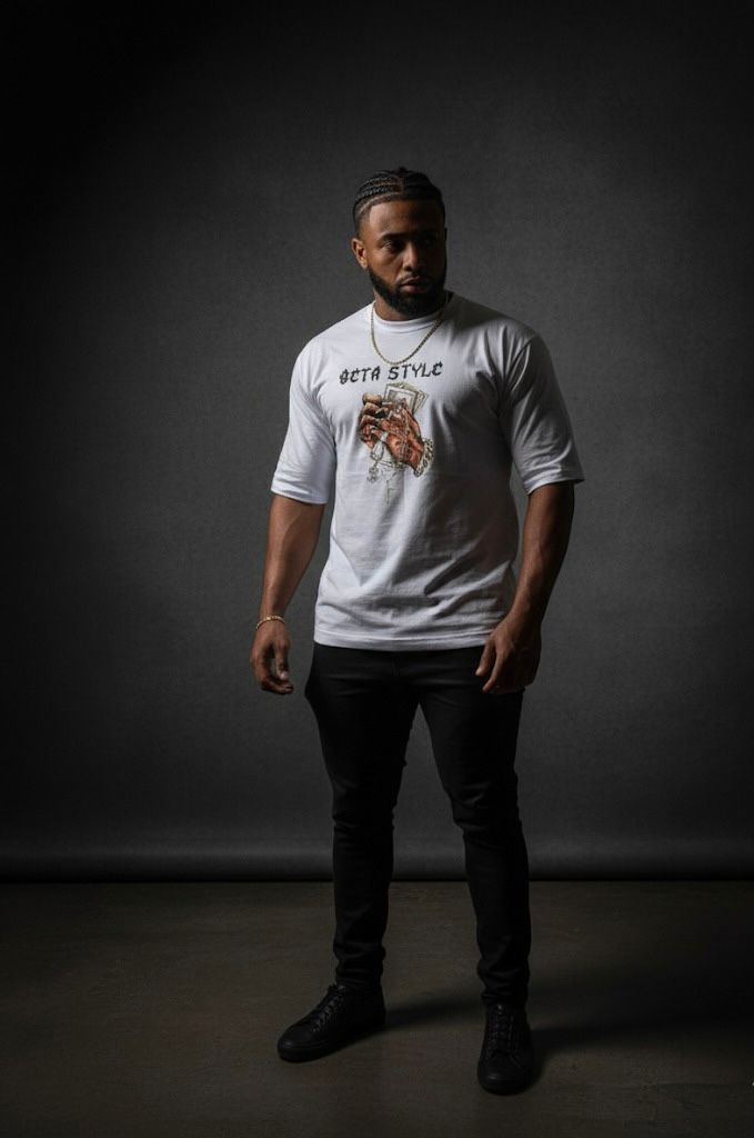 Camiseta Oversized Streetwear Money Hand Beta Style