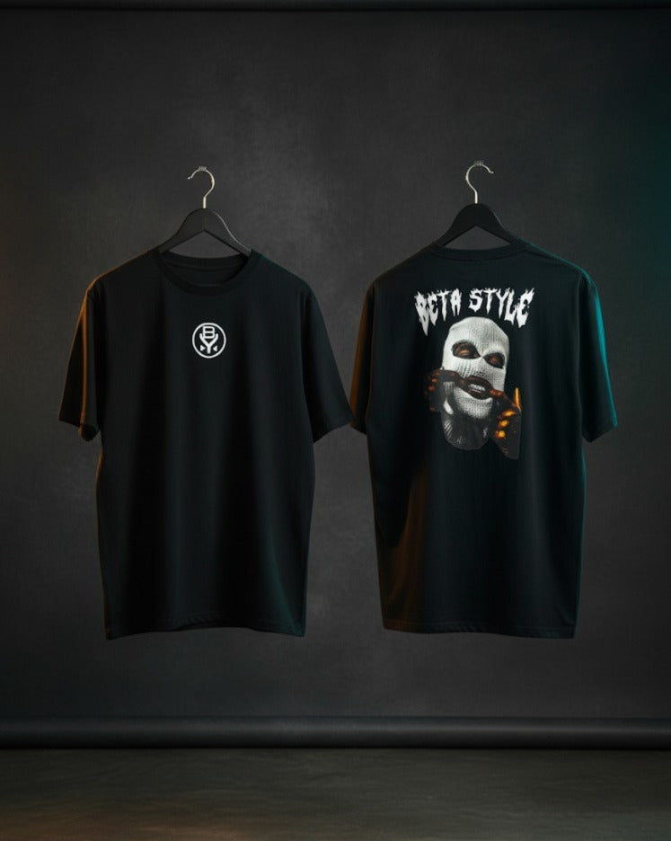 Camiseta Oversized Streetwear Beta Style Gangster Golden Teeths