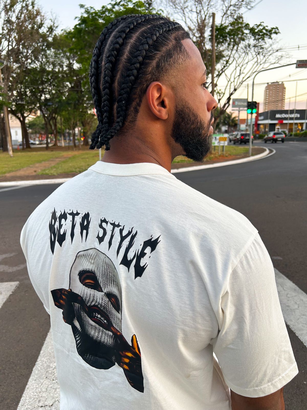 Camiseta Oversized Streetwear Beta Style Gangster Golden Teeths